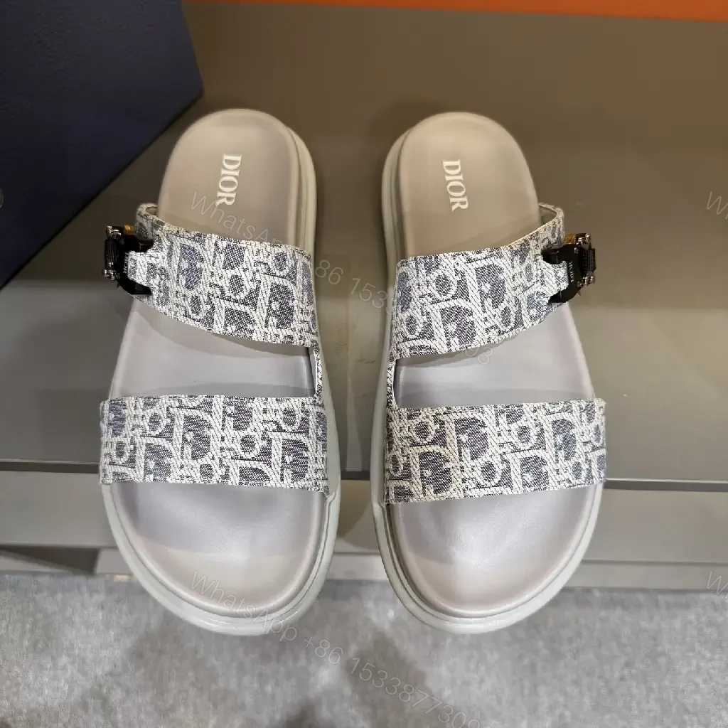 View 6 of Monogram Comfort Sandals: Subtle Luxe, All-Day Comfort Slip-ons