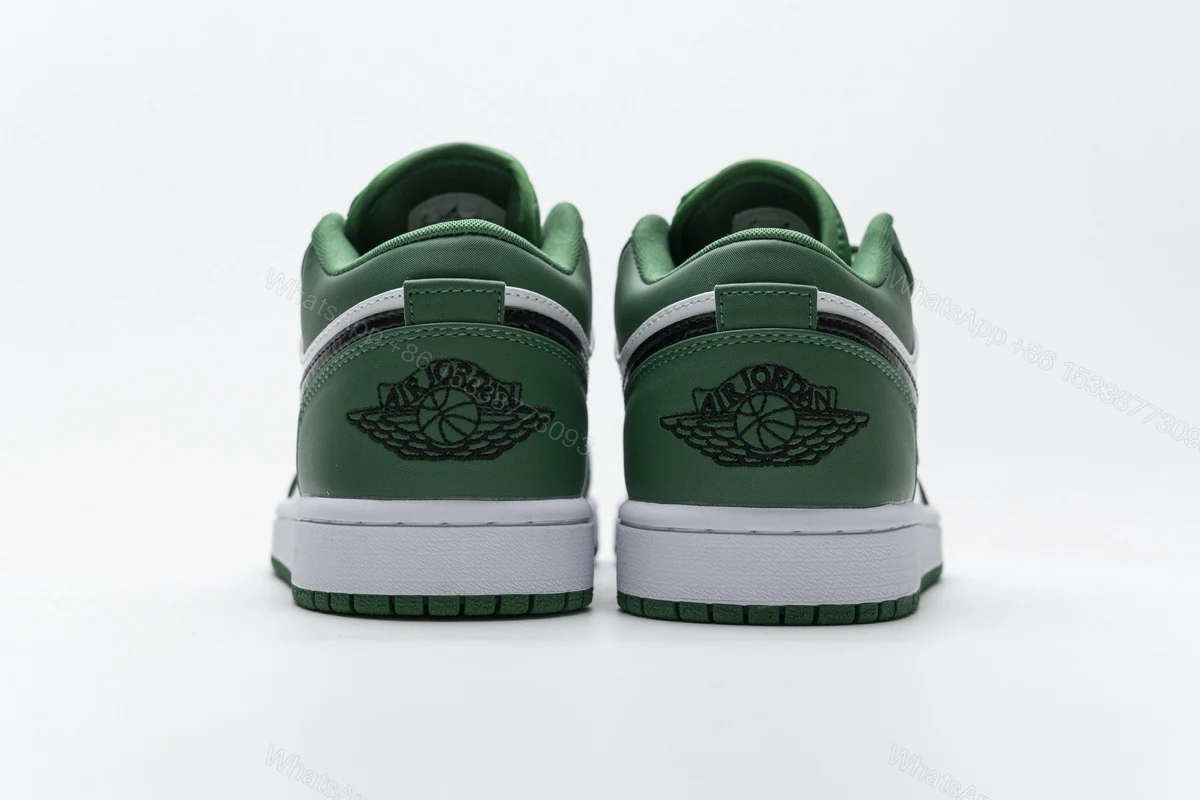 View 4 of Air Jordan 1 Low Pine Green 553558-301