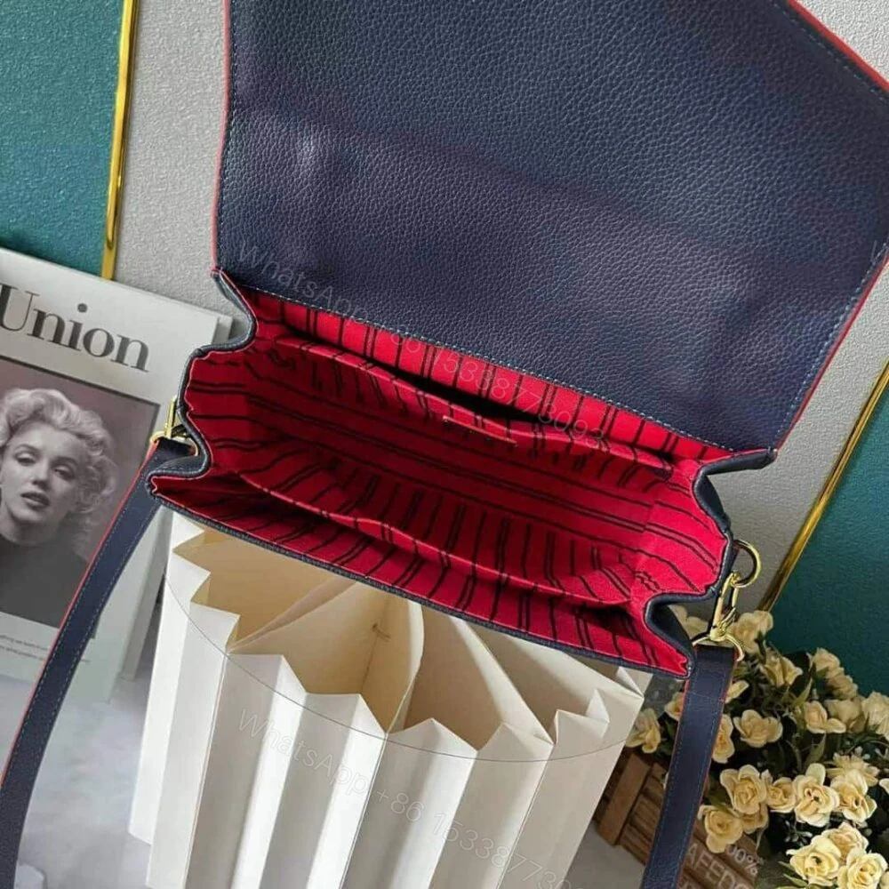 View 9 of Louis Vuitton Pochette Metis Dark Blue 25Cm M44071