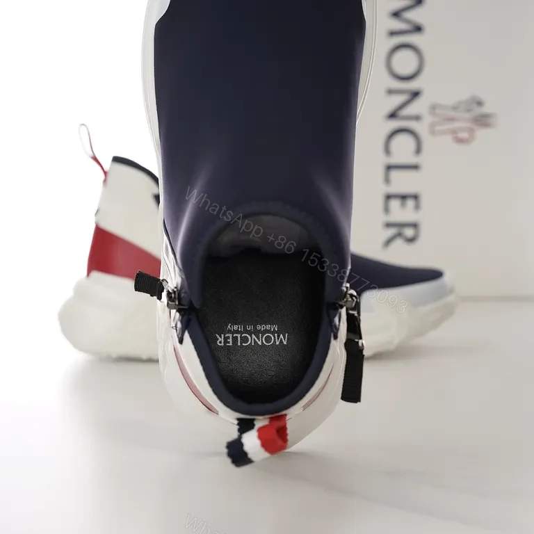 View 2 of Color-Blocked Luxe High-Top Sneakers with Comfort
