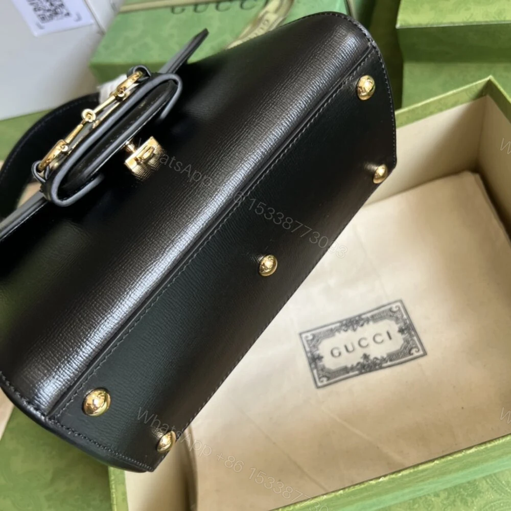 View 7 of Gucci Horsebit 1955 Mini Bag Black 22Cm