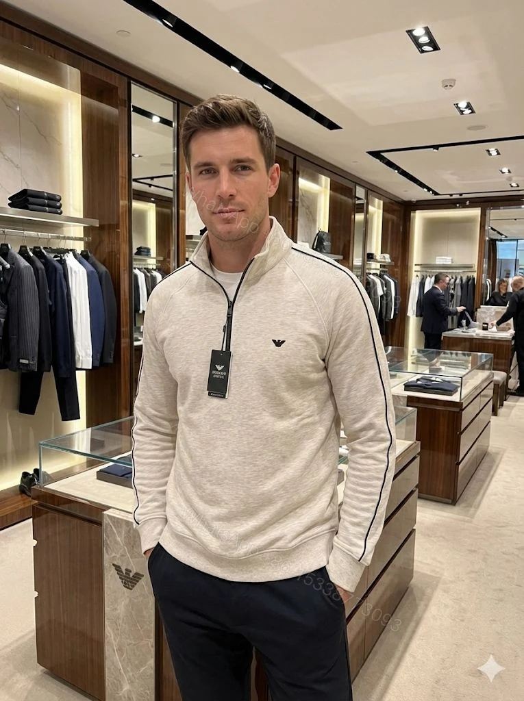 View 2 of First Copy Emporio Armani Premium Quality Sweatshirt for Men