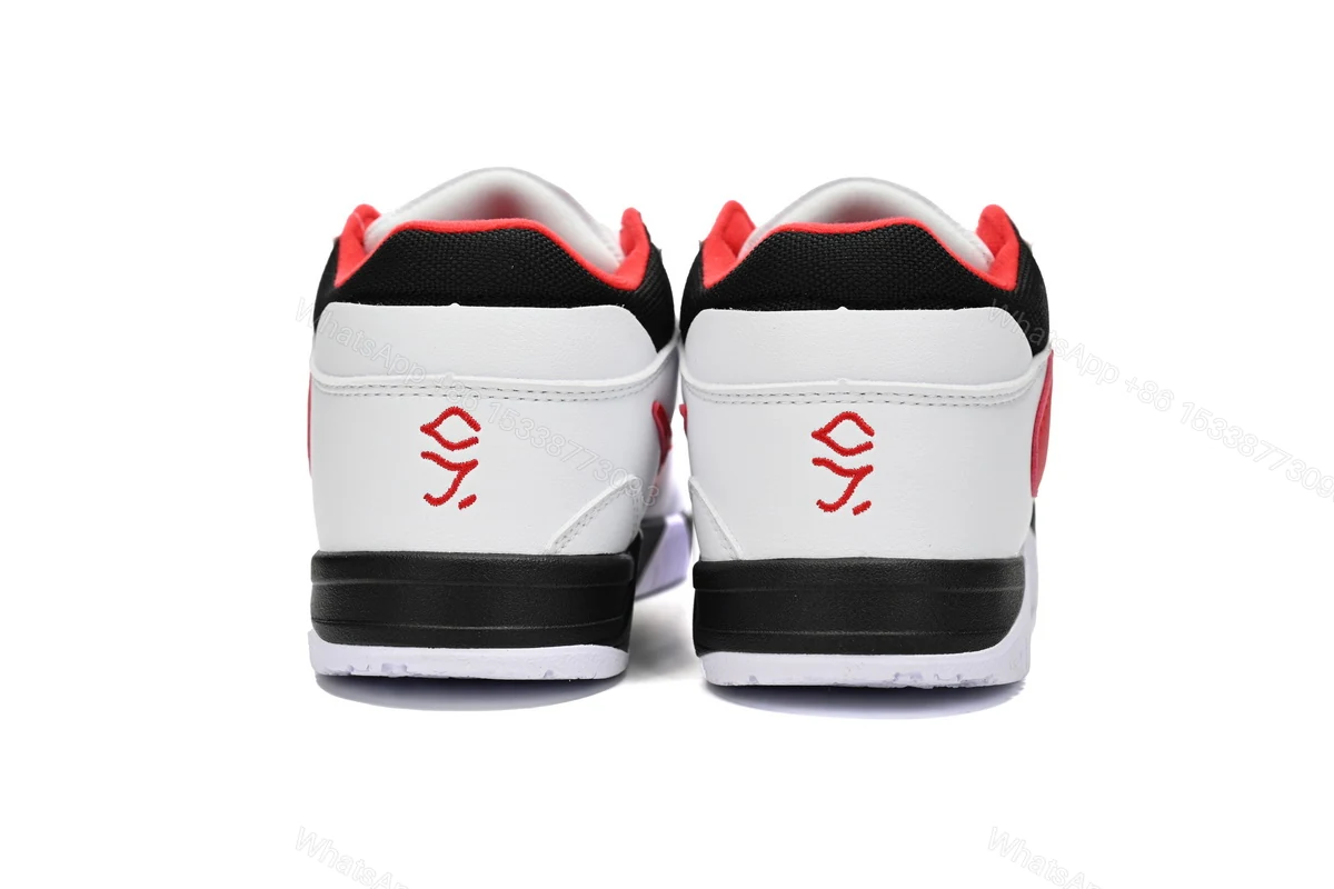 View 3 of Travis Scott x Jordan Cut The Check Nice Kicks Black White Red FZ8117-407