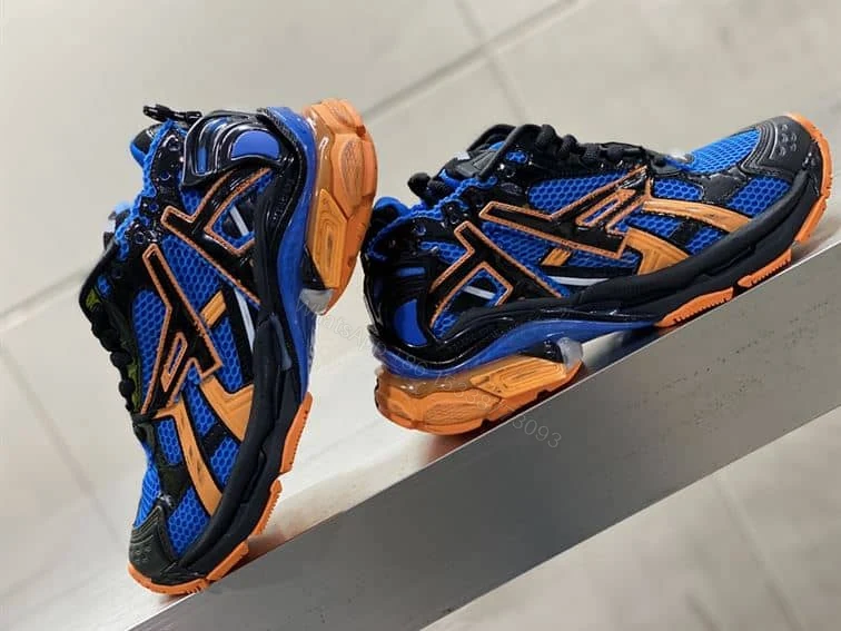 View 2 of BALENCIAGA MEN’S RUNNER TRAINERS IN BLUE – BB206