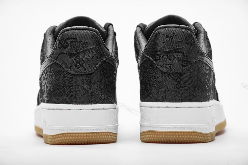 View 10 of Fragment Clot x Nike Air Force 1 PRM Black CZ3986-001