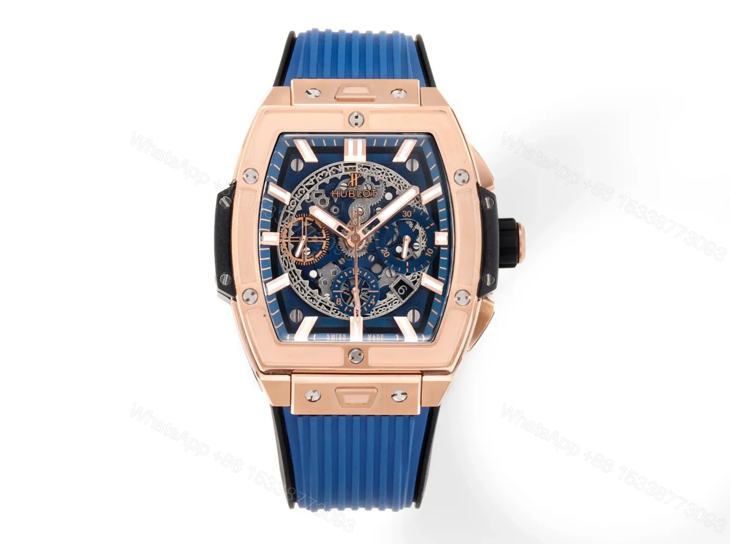 V6 Factory Hublot Spirit Big Bang Blue Watch — view 1