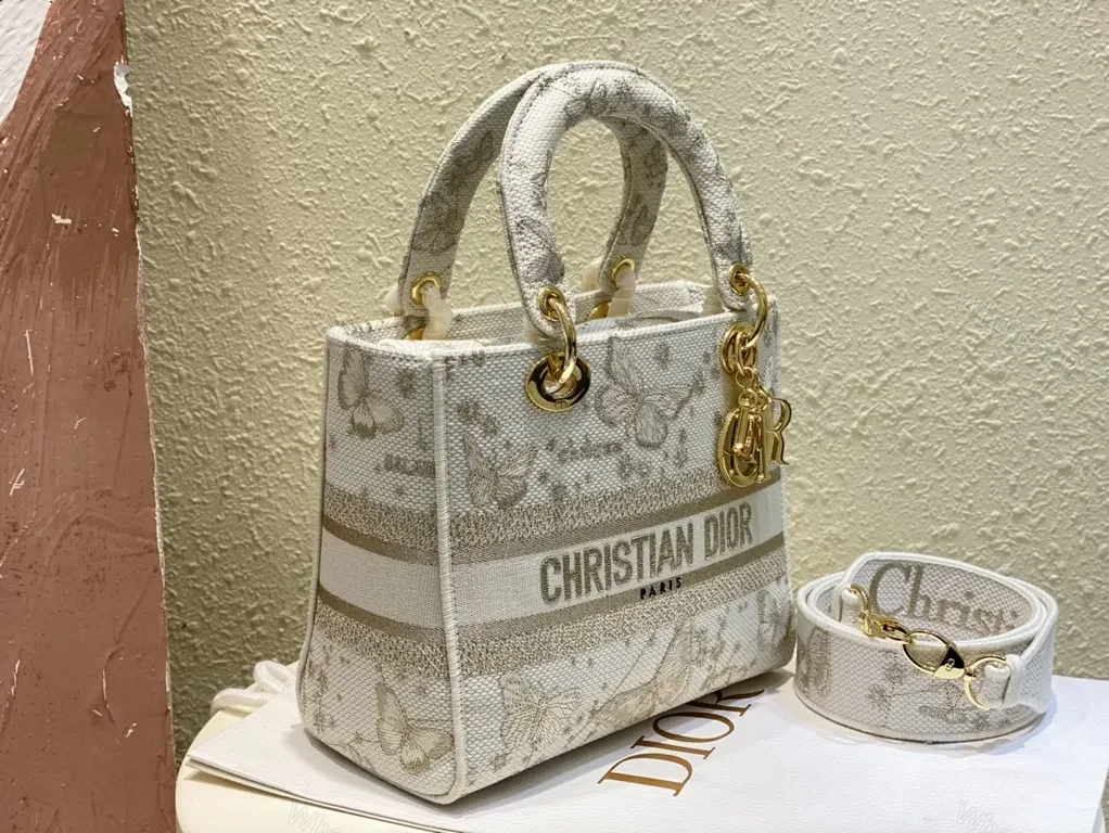 View 4 of Dior Jacquard Tote: Refined Texture, Day-to-Night Style