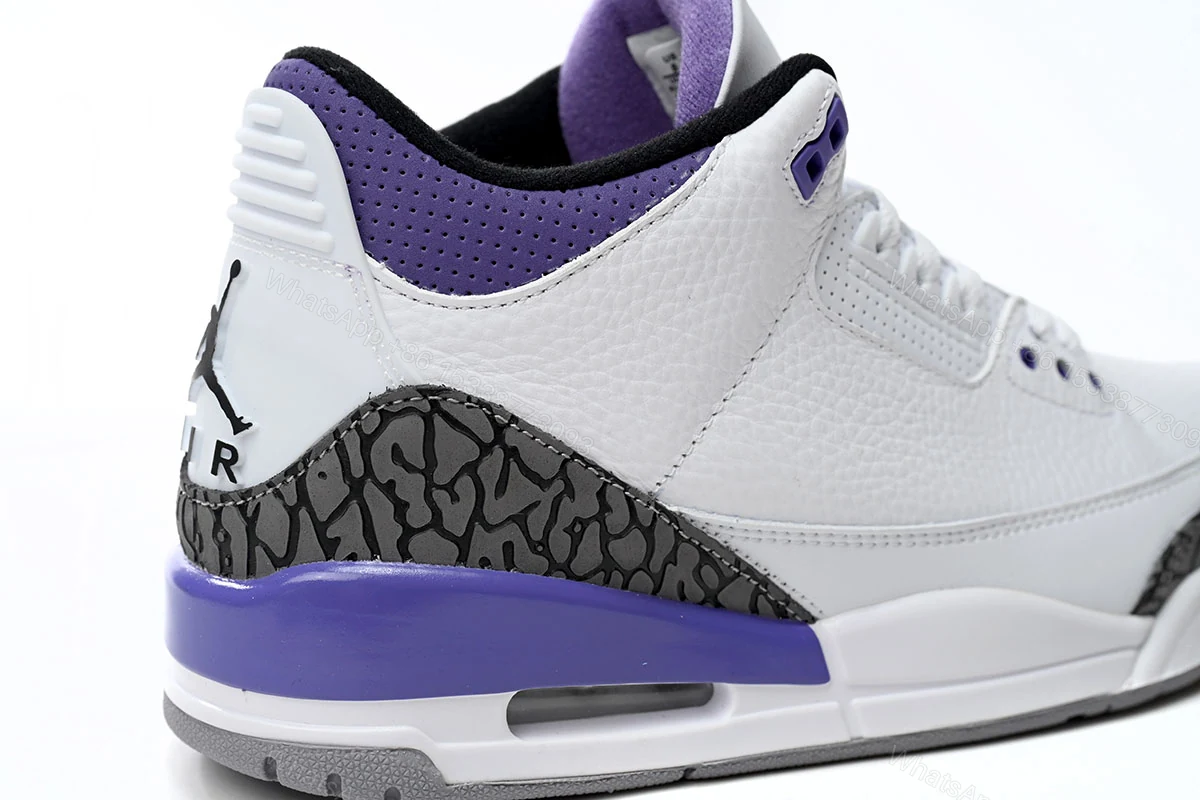 View 5 of (GET)Air Jordan 3 Retro Dark Iris CT8532-105