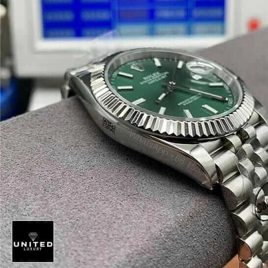 View 4 of Datejust 36 Mint Green Dial Replica