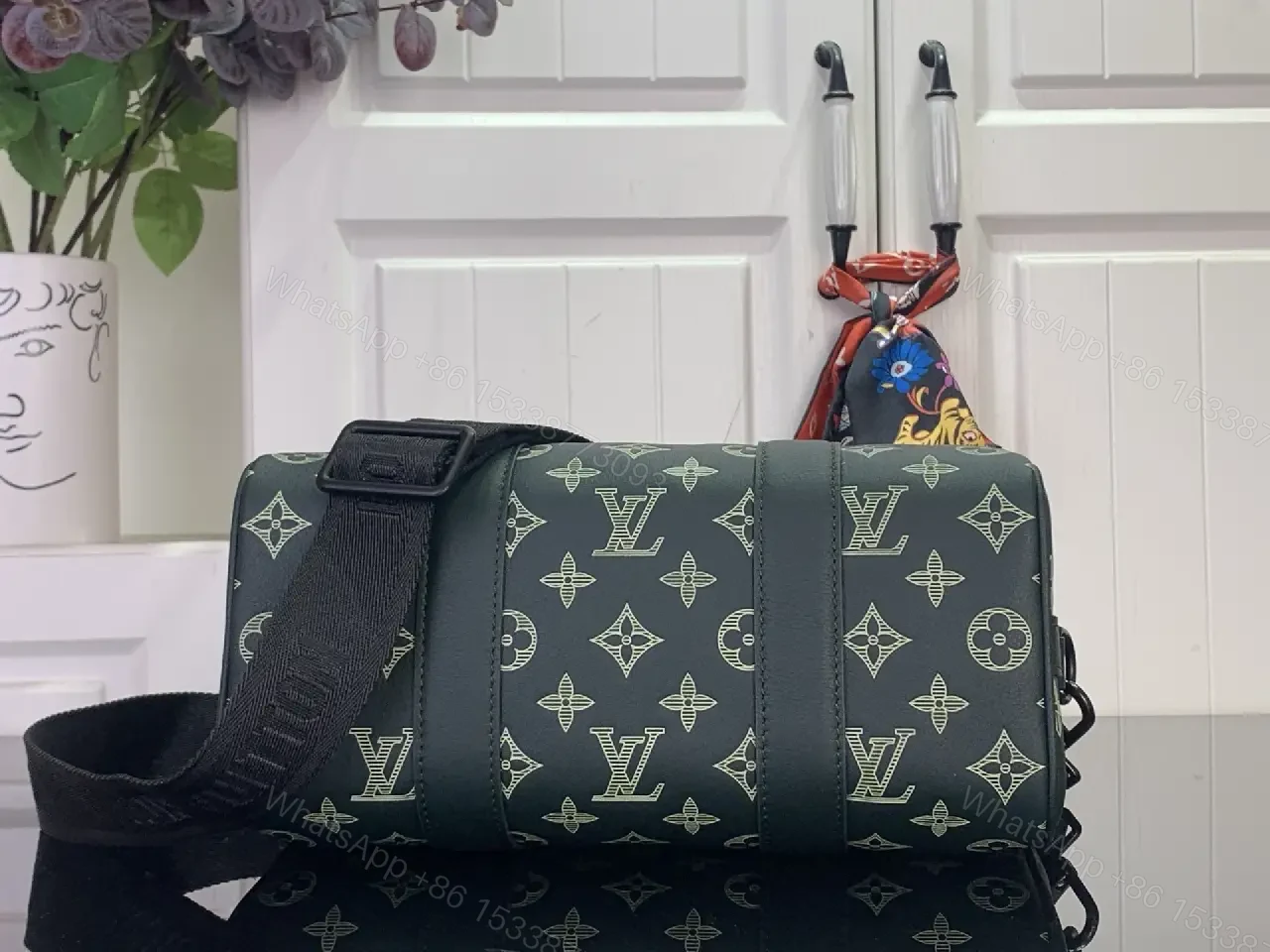 View 5 of Dark Emerald Monogram Compact Training Bag: Luxury Carryall
