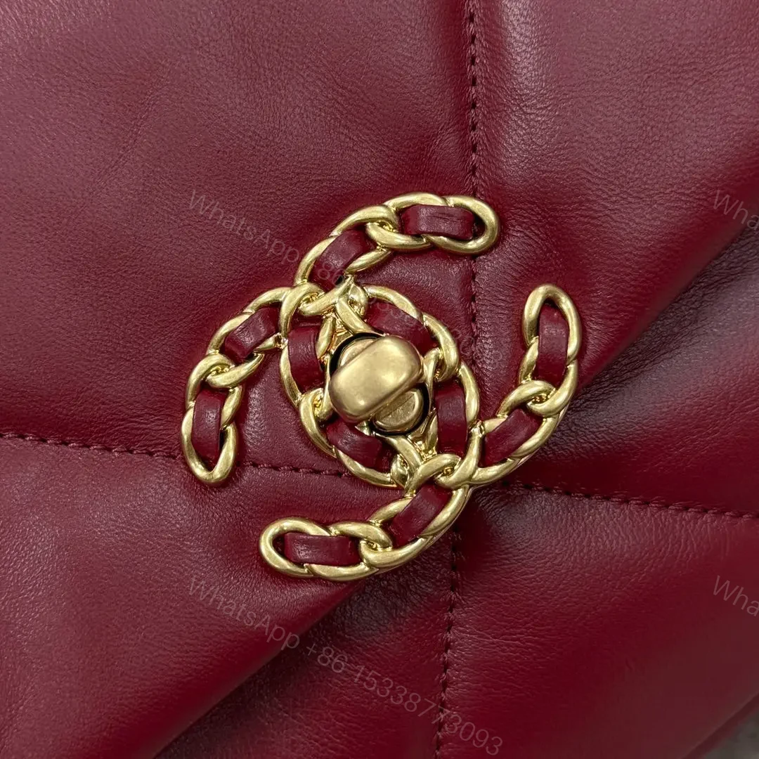 View 7 of CHANEL 19 Bag Small Red