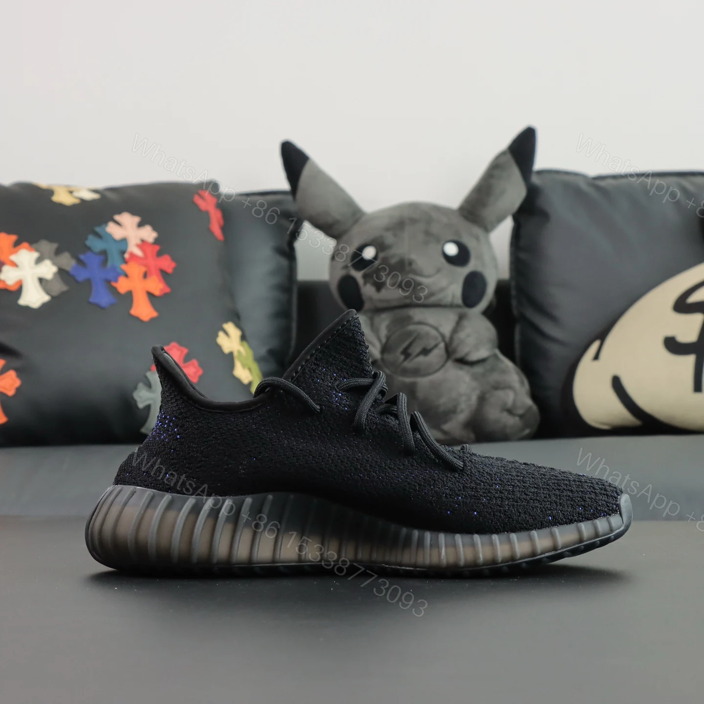 View 2 of Yeezy Boost 350 V2 Dazzling Blue Replicas