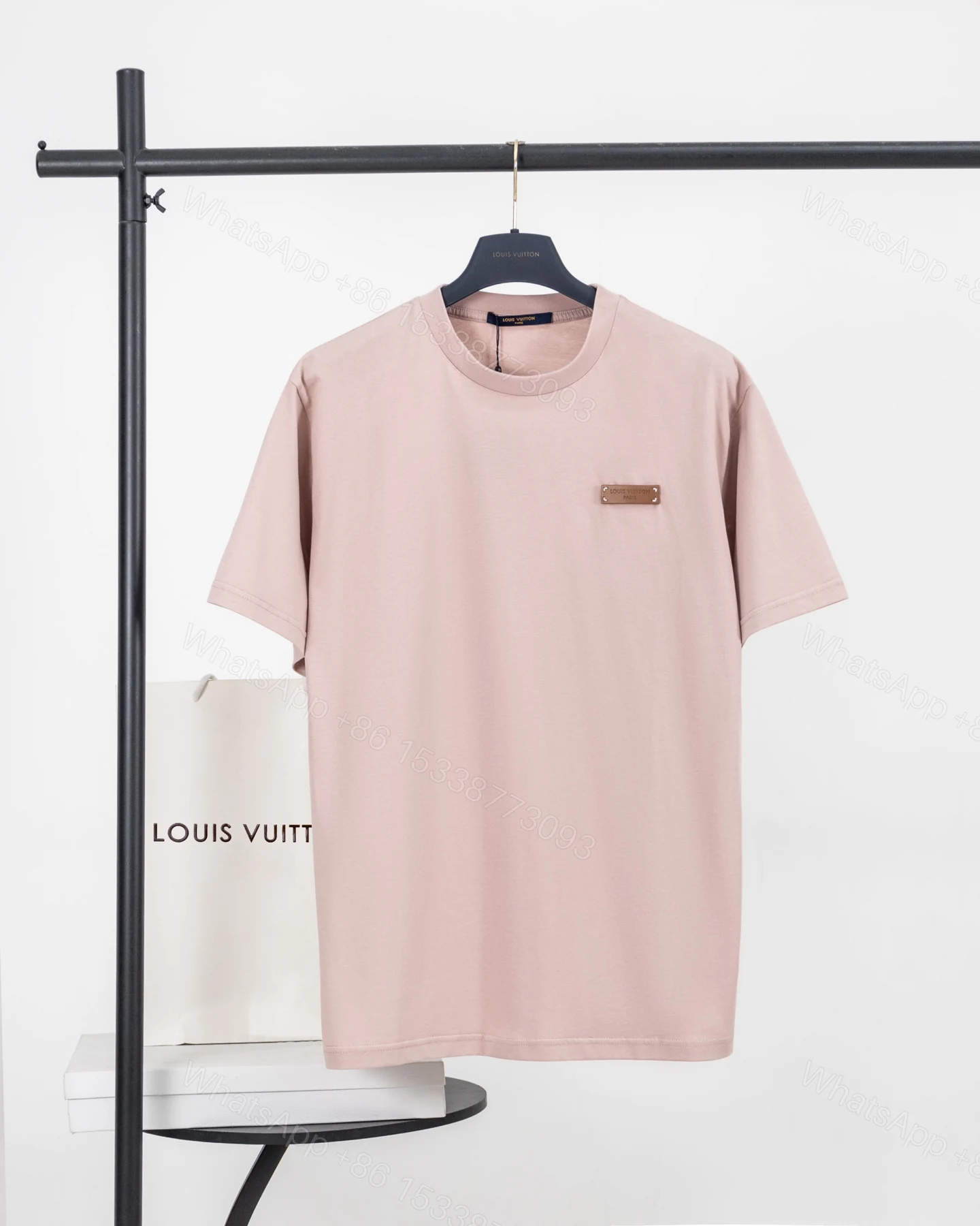 LV A貨男款提花Monogram短袖T恤 復古潮流款 — view 1