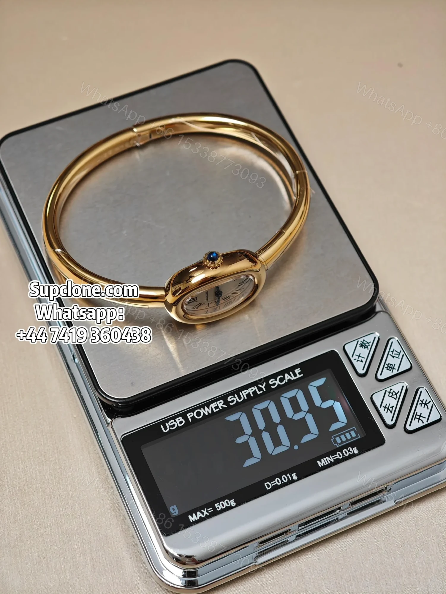 View 16 of Cartier Super Clone Watches 1:1 Baignoire WGBA0018 Gold Bangle Small