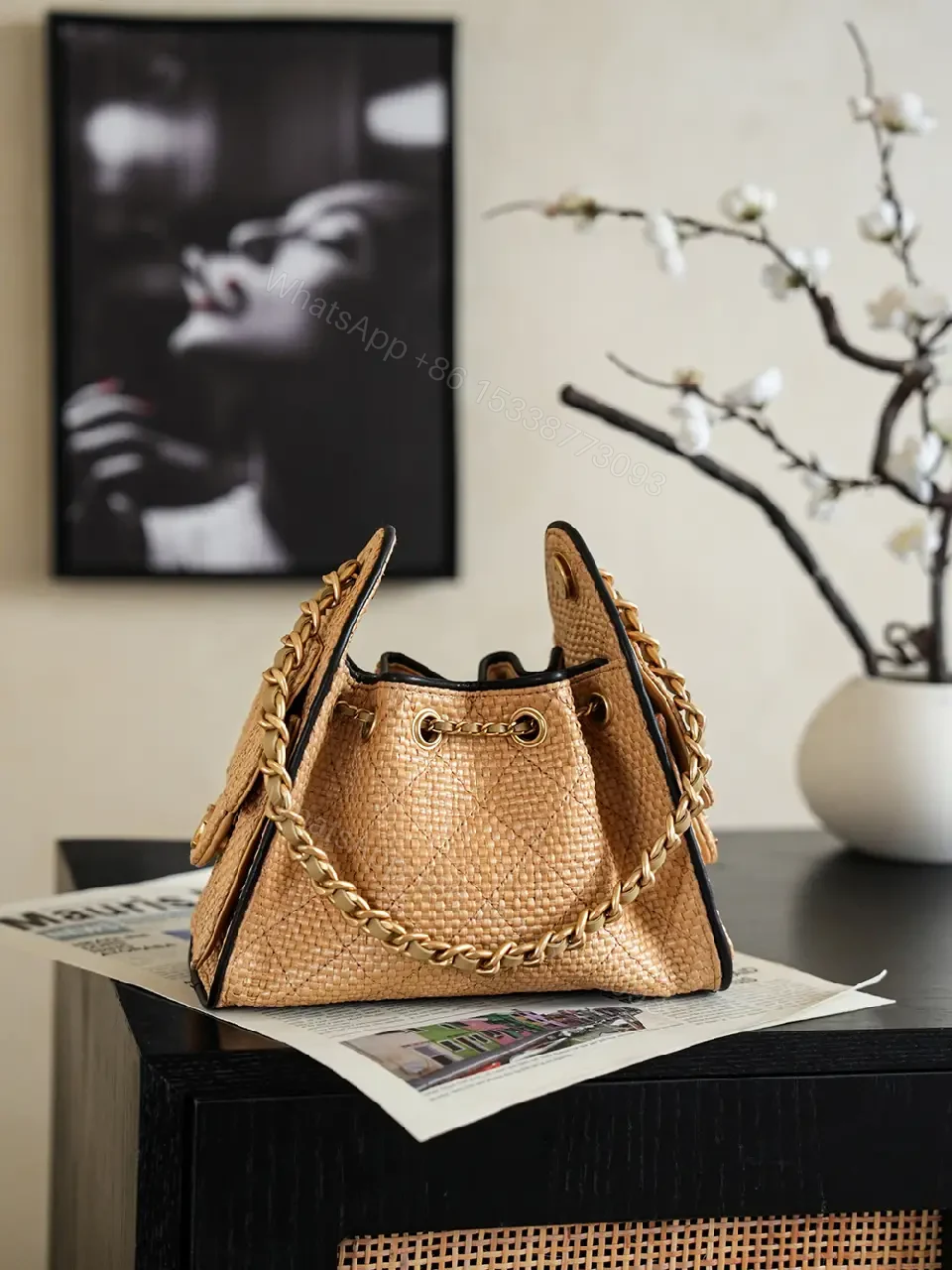 View 6 of Woven Leather Mini Bag: Sophisticated Texture, Everyday Luxury