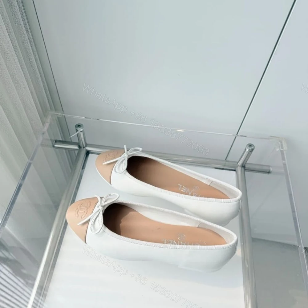 View 10 of Chanel Ballet Flats White And Beige