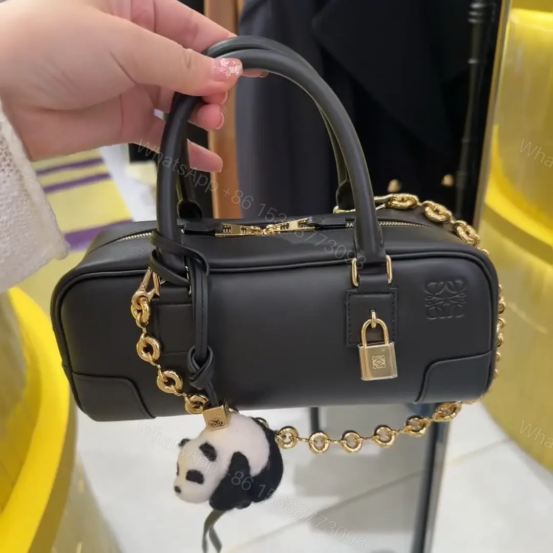 View 15 of 高仿Loewe*Amazona系列1100橫版手提包黑色免檢版