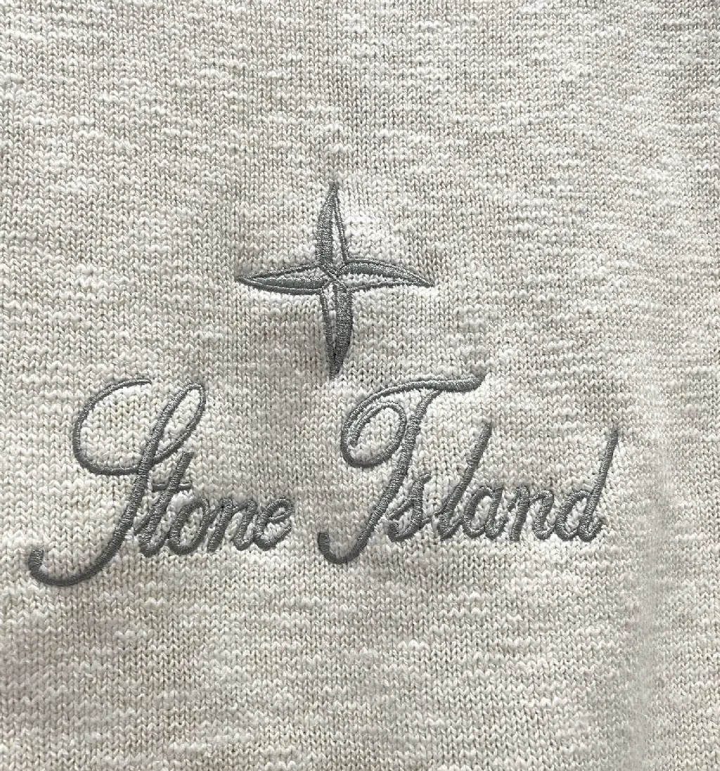 View 9 of Soft-White Knit Crewneck Premium Script Sweatshirt