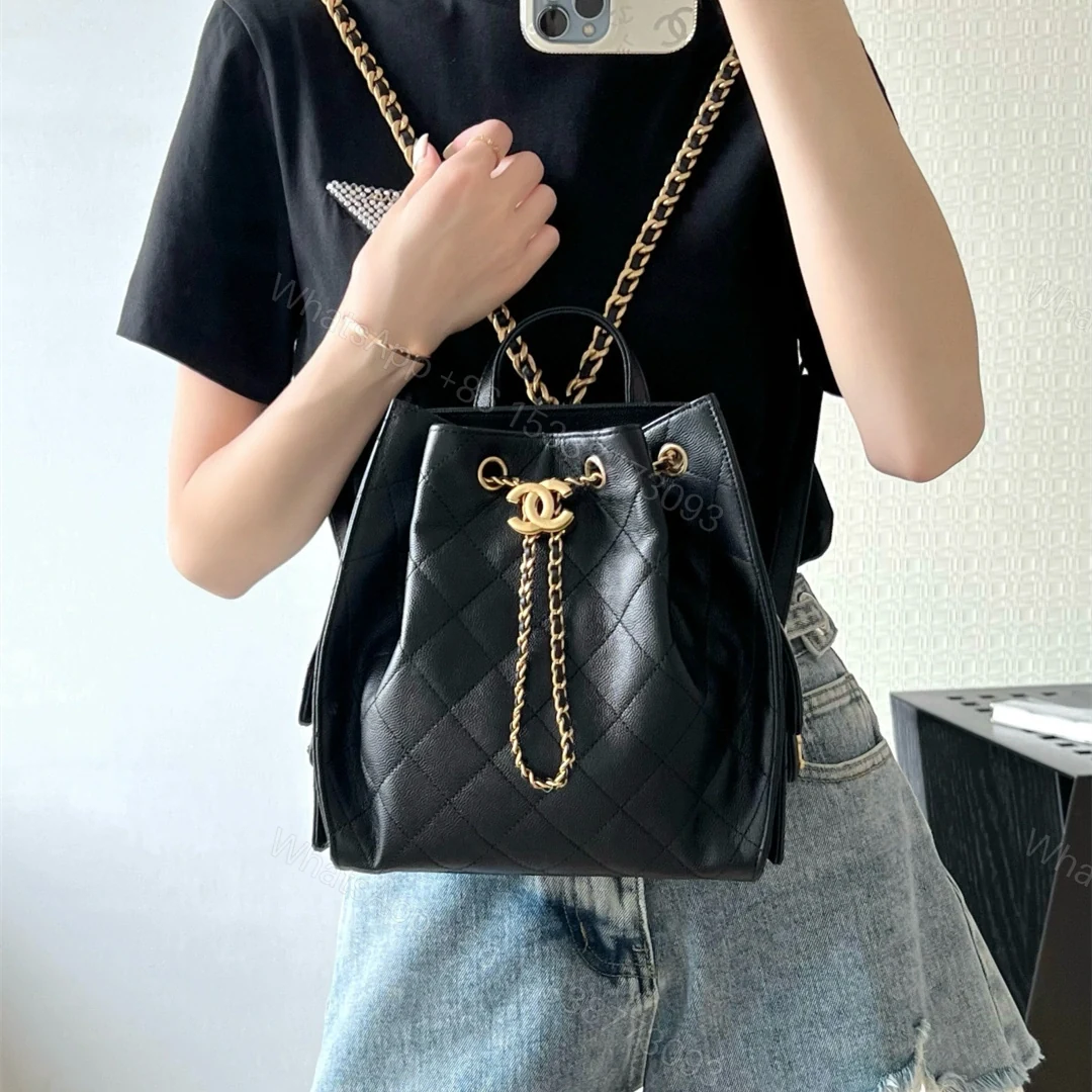 View 21 of 高仿Chanel*25B/25Bag系列AS5600雙肩包黑色中號免檢版