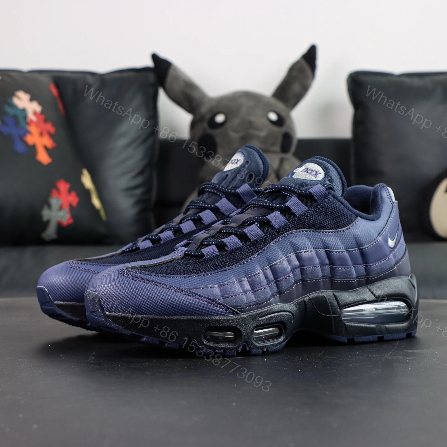View 9 of Air Max 95 Purple Black