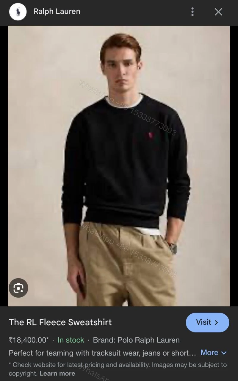View 7 of FIRST COPY RALPH LAUREN SWEATSHIRT