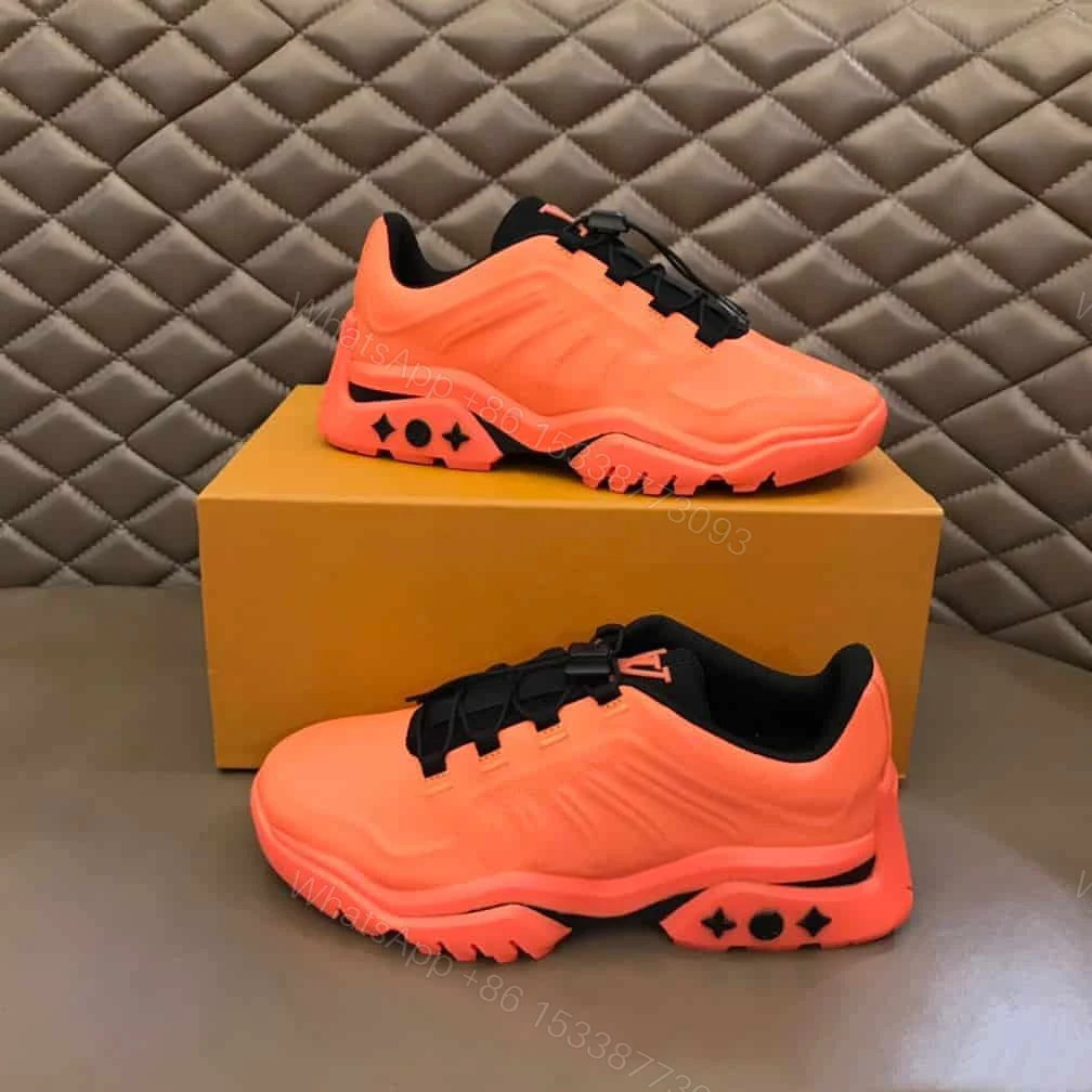 View 7 of Louis Vuitton Millenium Sneakers In Orange – LV272