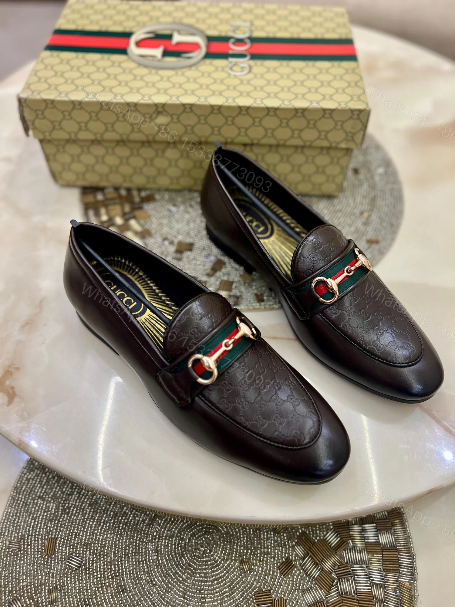 FIRST COPY Gucci Moccasins – Classic Italian Luxury — view 1