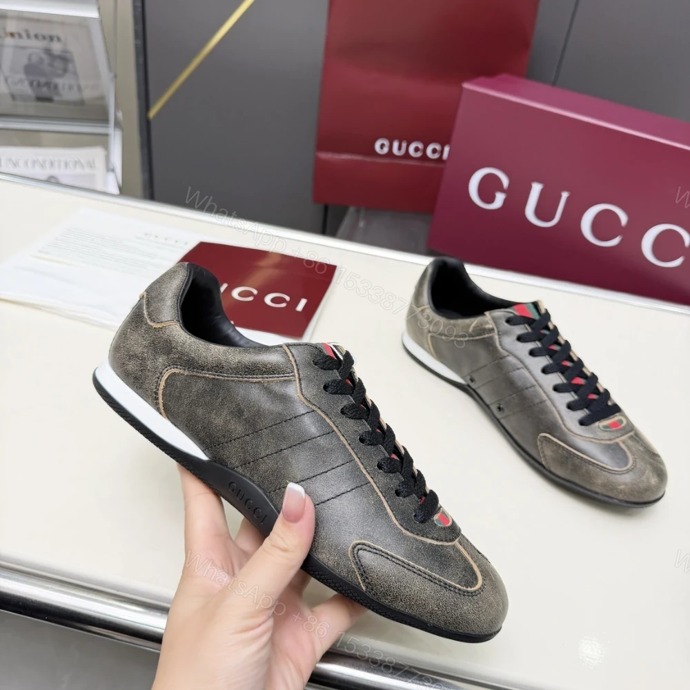 View 3 of Gucci Men Shift Trainers Black 857018 Aaf0E 1086