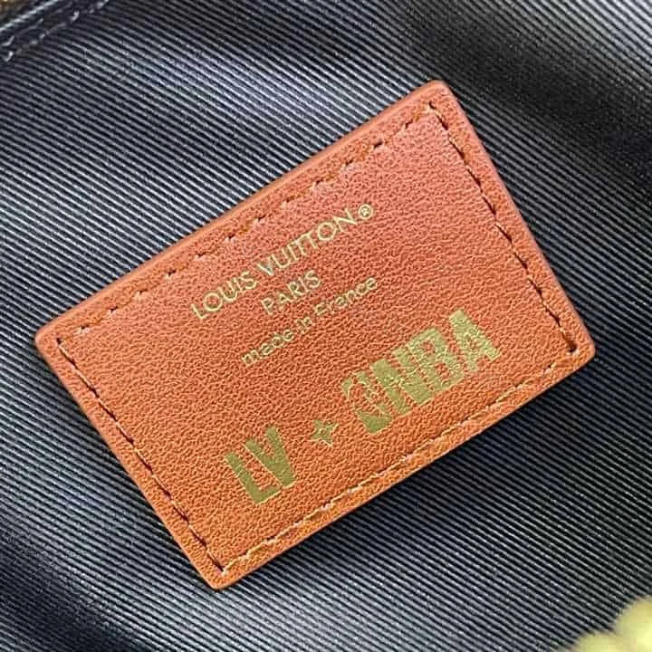 View 8 of LOUIS VUITTON X NBA HANDLE TRUNK MONOGRAM COATED CANVAS TEXTILE LINING IN BROWN M45785