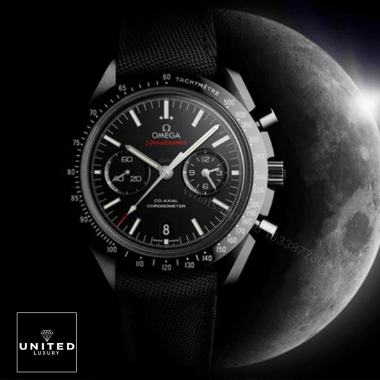 View 6 of Omega Speed Master Dark Side of the Moon Replica