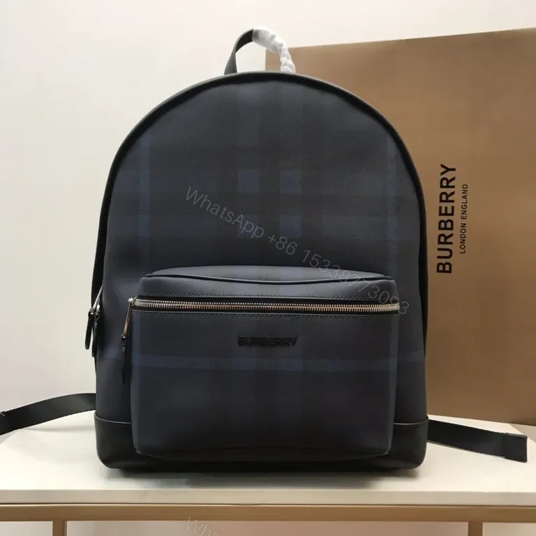 Refined City Backpack â€“ Signature Burberry Pattern, Everyday Carry — view 1