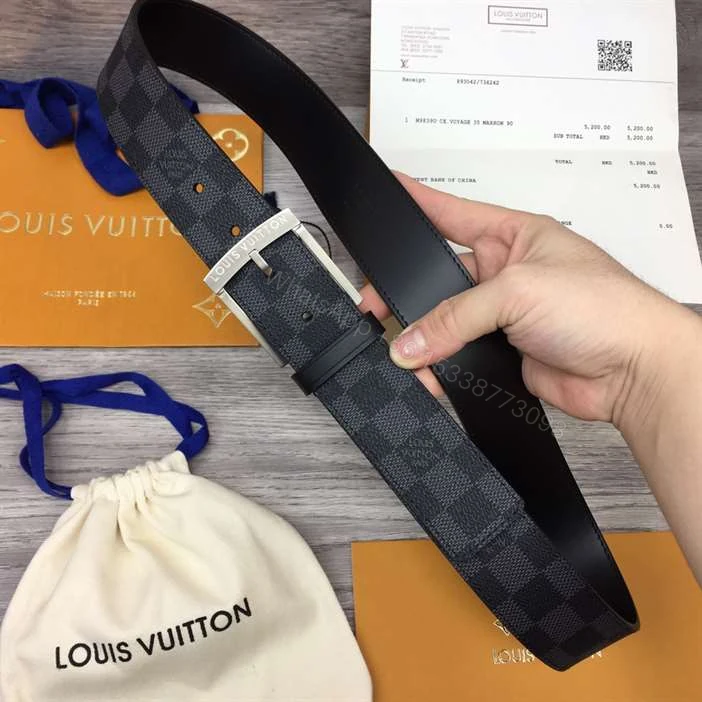 View 2 of LOUIS VUITTON DOWNTOWN 40MM BELT – B164