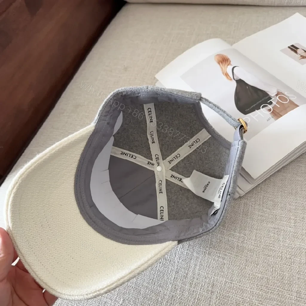 View 5 of Refined Two-Tone Cap: Texture, Comfort, Everyday Style