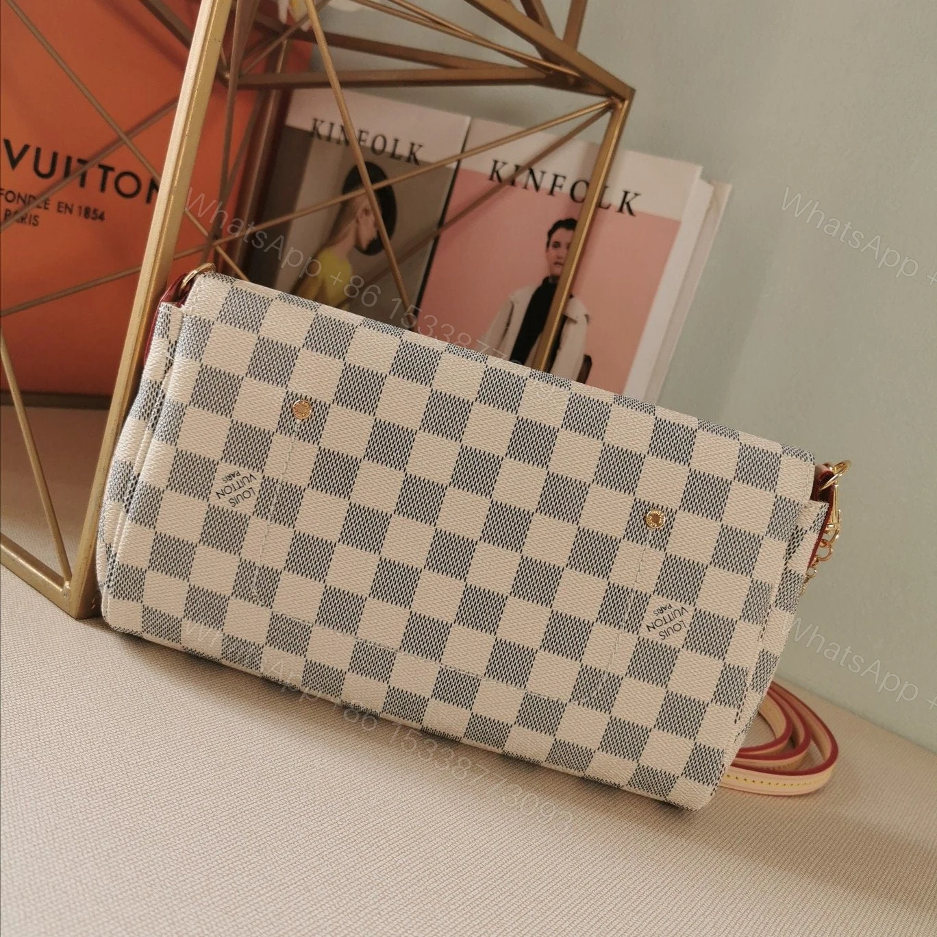 View 6 of Louis Vuitton Favorite mm Damier Azur