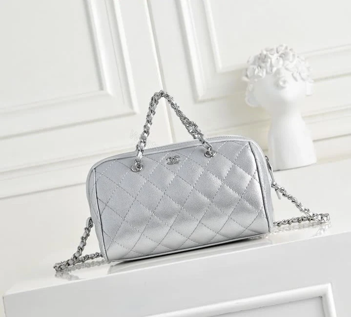 View 13 of Chanel Mini Boston Bowling Bag AP4474