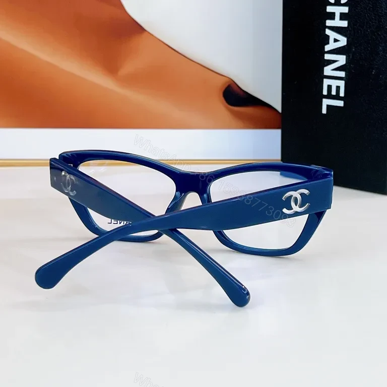 View 8 of Glossy Black Acetate Frames â€“ Modern Chanel-Inspired Luxury Eyewear