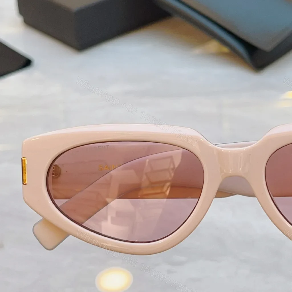 View 8 of Tortoiseshell Cat-Eye Sunglasses with Gold Hardware, UV400 Lens