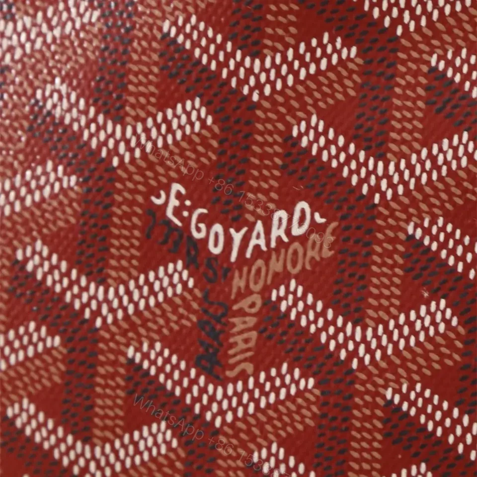 View 13 of 高仿Goyard*STLOUIP5滿印Tote手提袋鮮紅免檢版小號