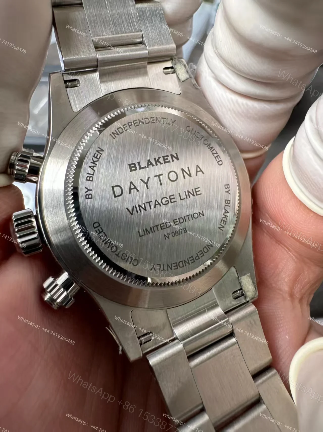 View 17 of Rolex Daytona 116500 Customization Blaken Paul Newman 4130 Movement Best Super Clone