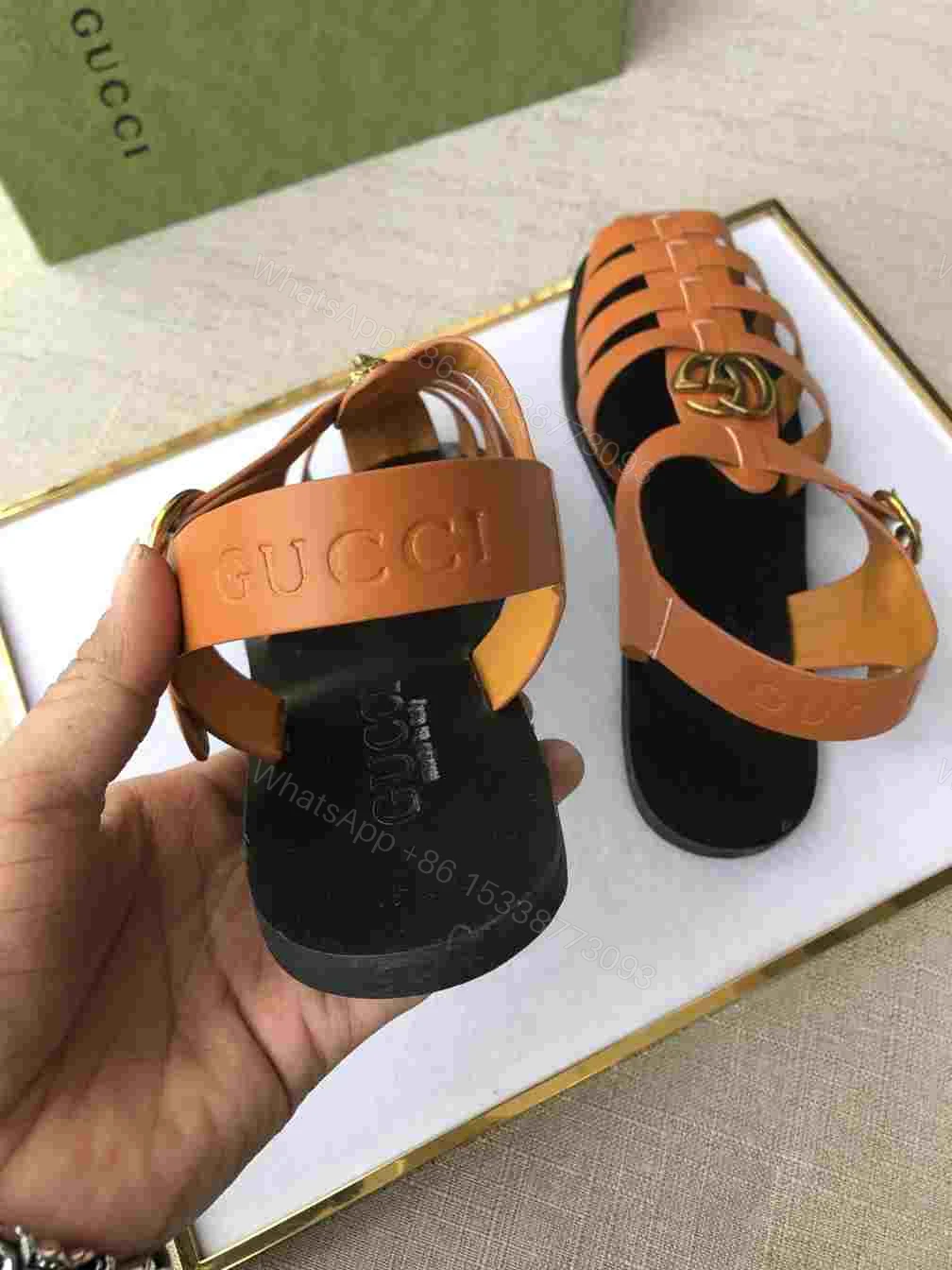 View 8 of GUCCI SANDAL WITH DOUBLE G – SDG006