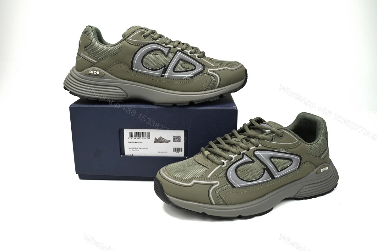 View 8 of Dior B30 Low Top Olive 3SN279ZRD_H680