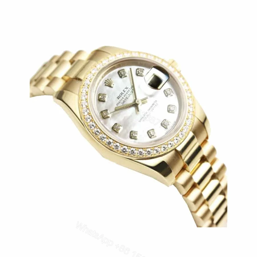View 2 of Replica Rolex Datejust 178288 Gold Mother Of Pearl Dial