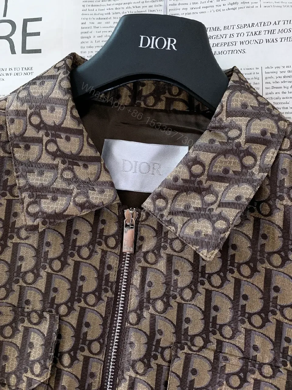 View 9 of Patterned Monogram Utility Jacket - Modern Comfort, Signature Presence