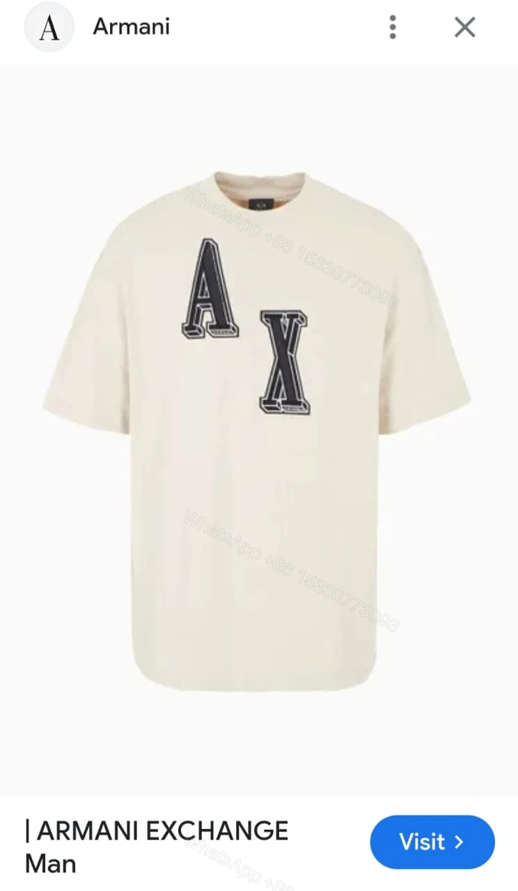 View 12 of FIRST COPY ARMANI IMPORTED COTTON SUMMERWEAR T-SHIRT