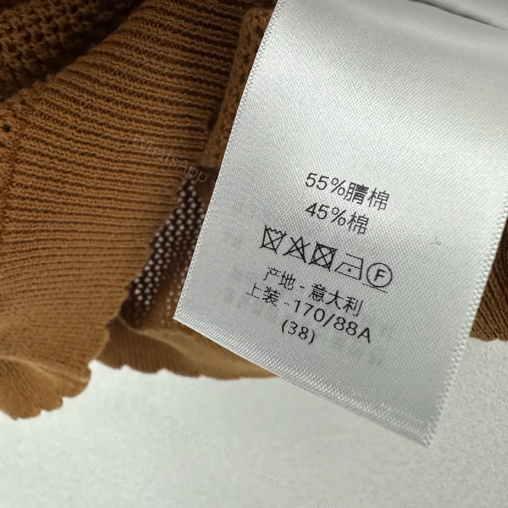 View 8 of Brown Knit Polo Vest Brand Stripe Christian Dior Tank Top