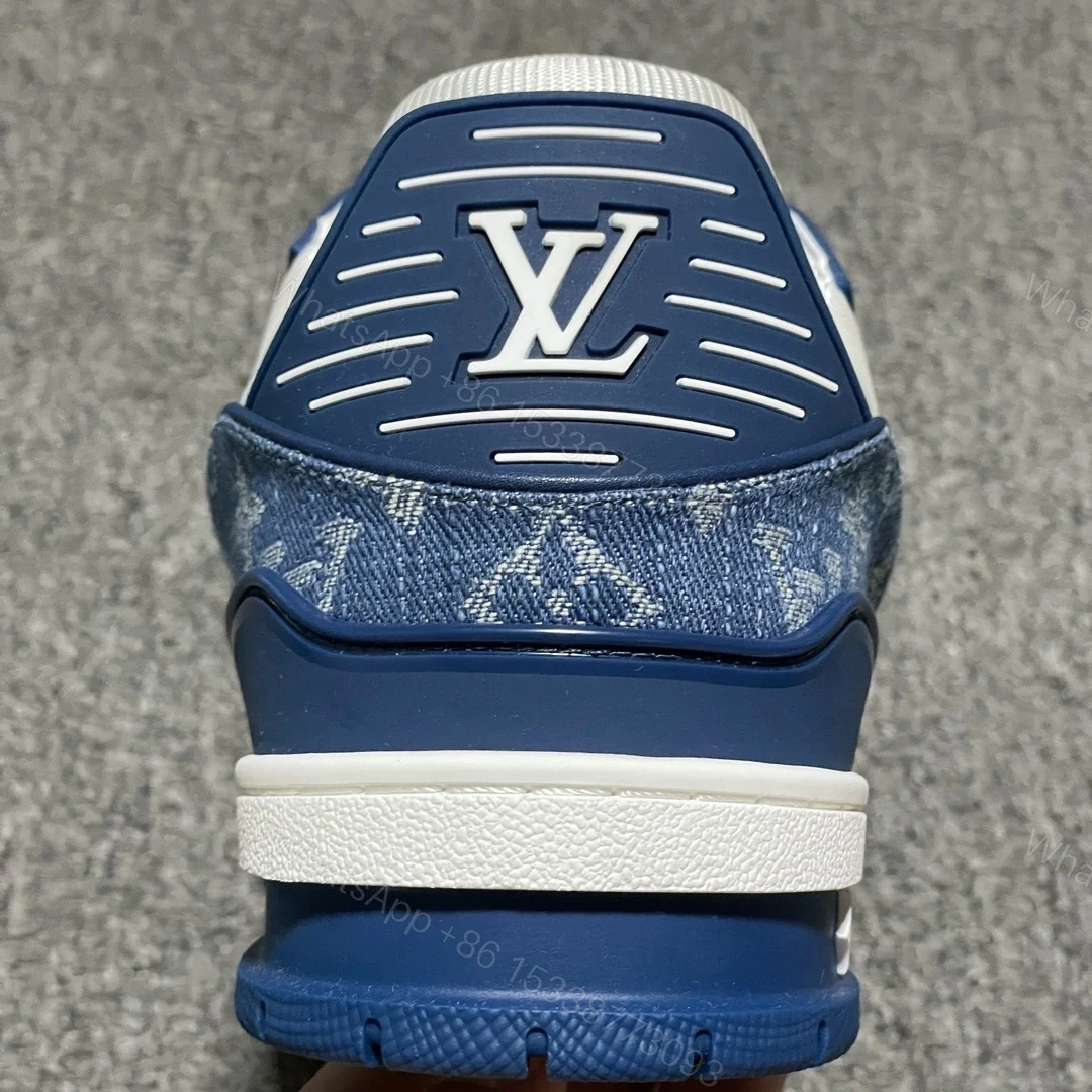 View 17 of 高仿LV*Trainer系列51PHUUSS休閒鞋丹寧拼接純原版本