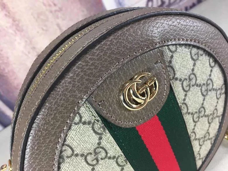 View 6 of Gucci Ophidia GG mini round Shoulder bag women