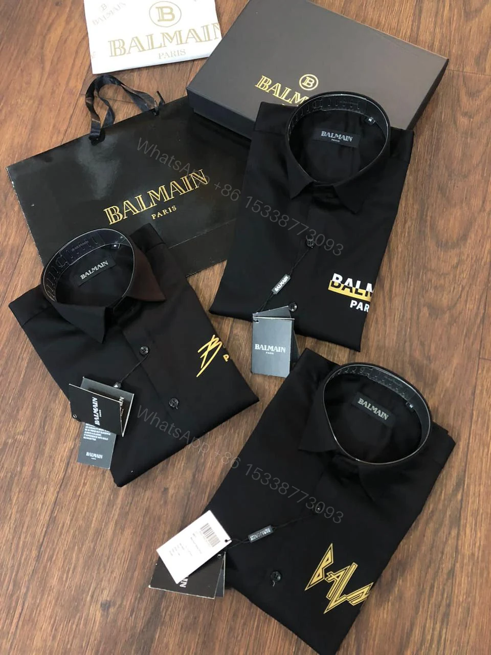 View 5 of FIRST COPY BALMAIN STORE ARTICLE PREMIUM SHIRT