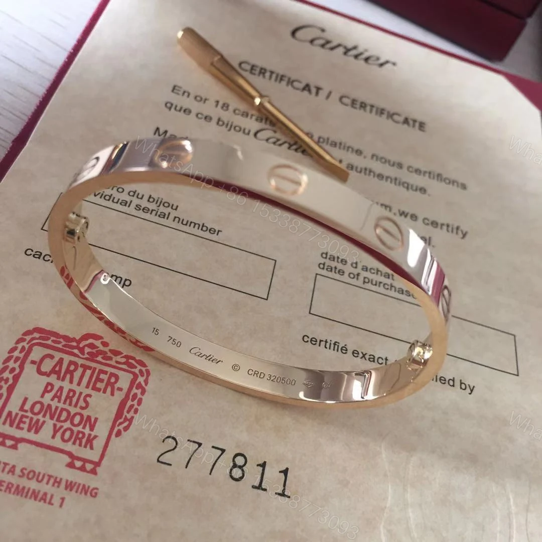 View 5 of Cheap Real 18K Yellow Gold Cartier Love Bracelet