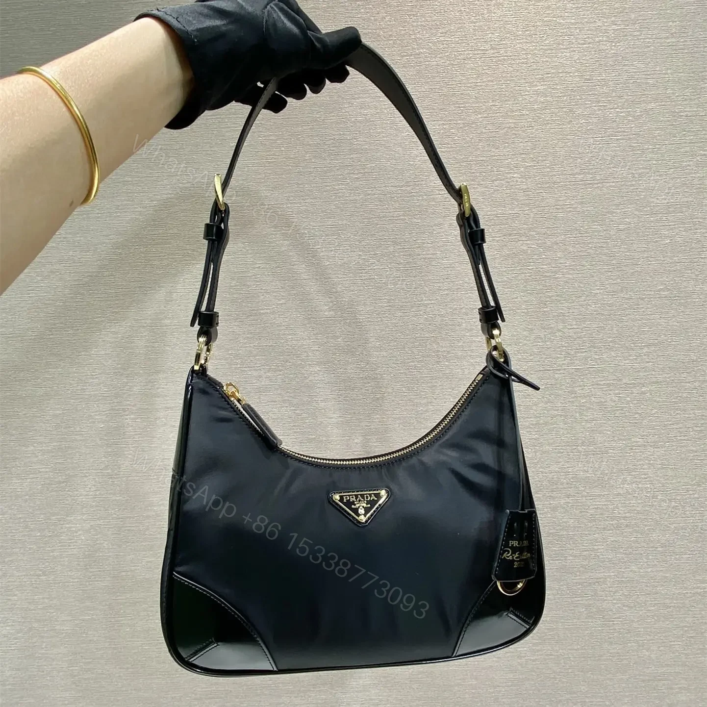 View 7 of 高仿Prada*Re-Edition系列1BC214腋下包免檢版